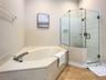 Main bath & walk-in shower
