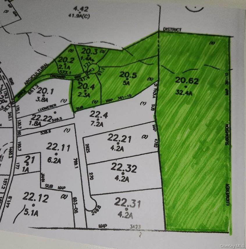 Five lot subdivision