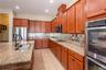 Tons of cabinet and counter space.