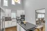 Kitchen with lots of light