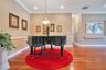 Formal Living Room: Great Space for grand piano or piece of featured art