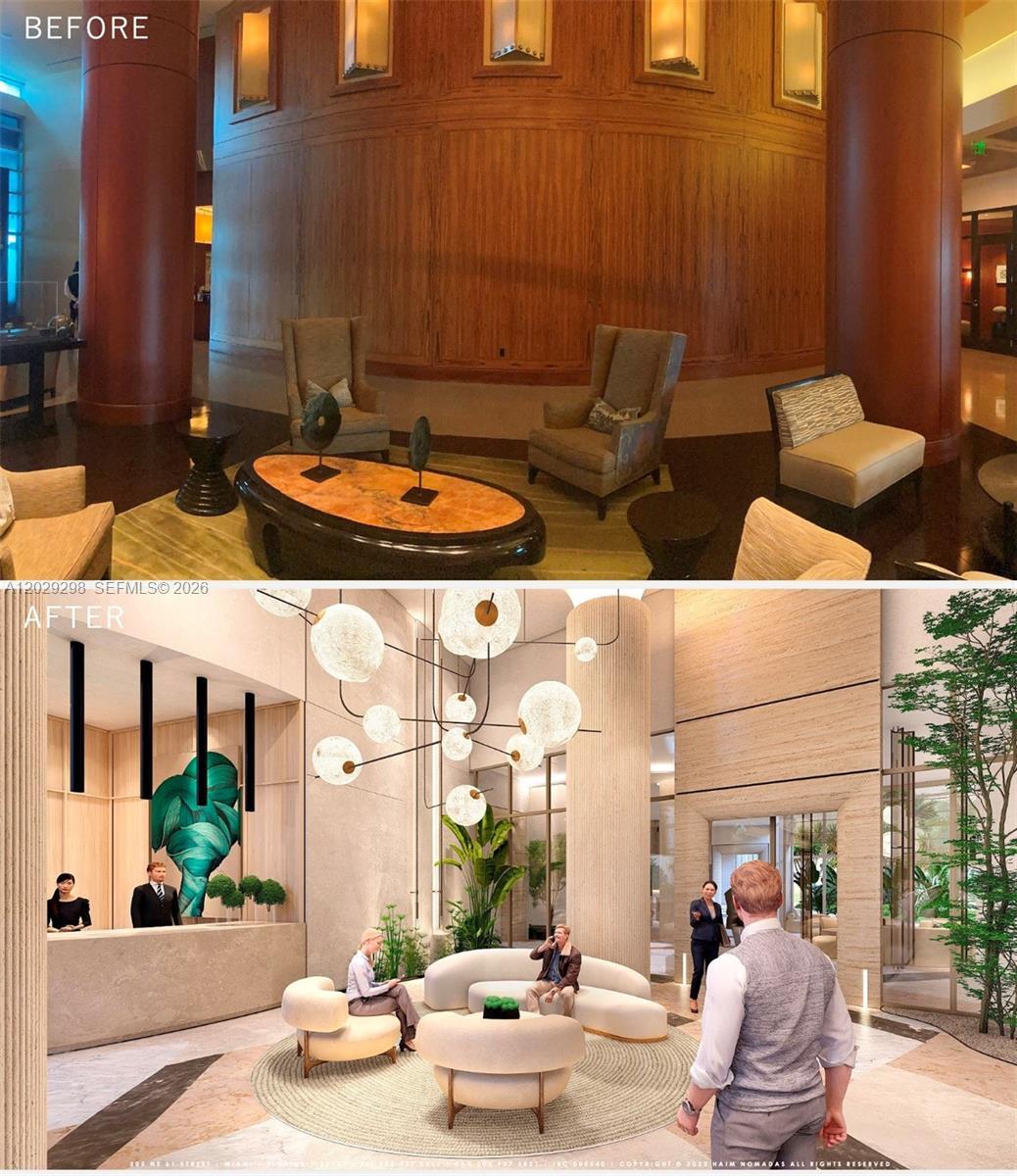 Private foyer from elevator