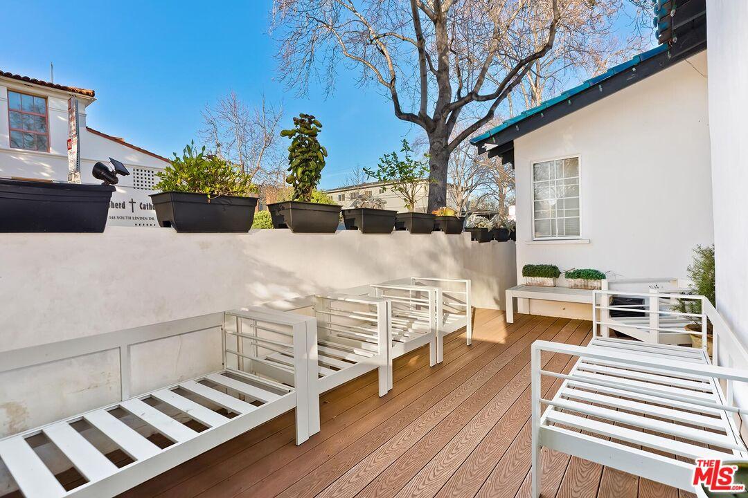 Living Room with Private Patio