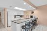Nice and open kitchen with breakfast bar