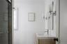 Newly refurbished ensuite bath with shower