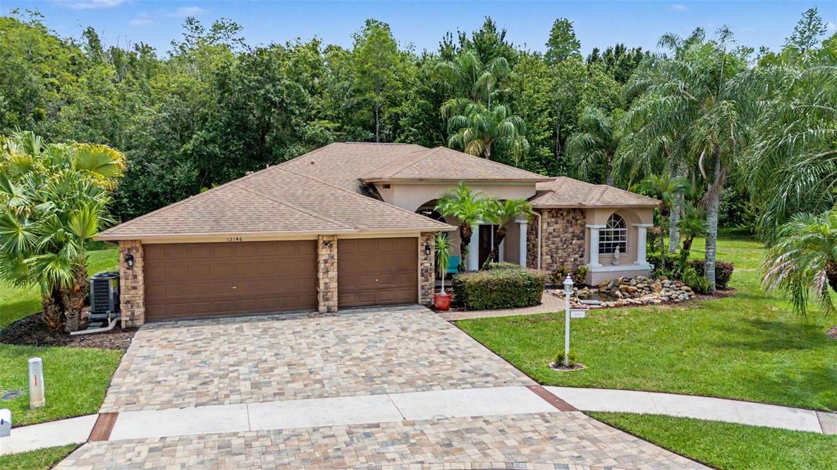 Stone paver driveway equals great curb appeal