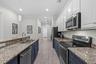 Newer GE stainless steel appliances.