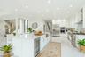 Kitchen staged