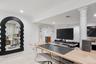 Office featuring recessed lighting and light tile patterned flooring