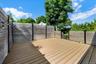 Private enclosed deck with access through primary bedroom