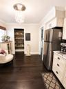 2nd kitchen/butlers pantry. New Fridge, Floors, Custom window treatment, New chandleir