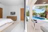 1st Floor - Guest Bedroom with private siting area outside the pool
