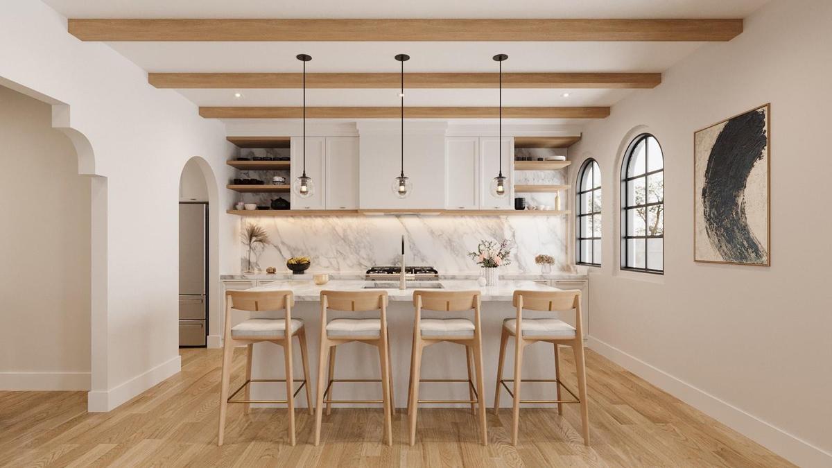 Kitchen, Open Floor Plan, Butler's Pantry Entrance
