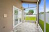 Private and covered screened porch