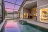 Pool and covered area