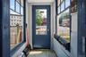 The entry vestibule giving access to both units 1 & 2