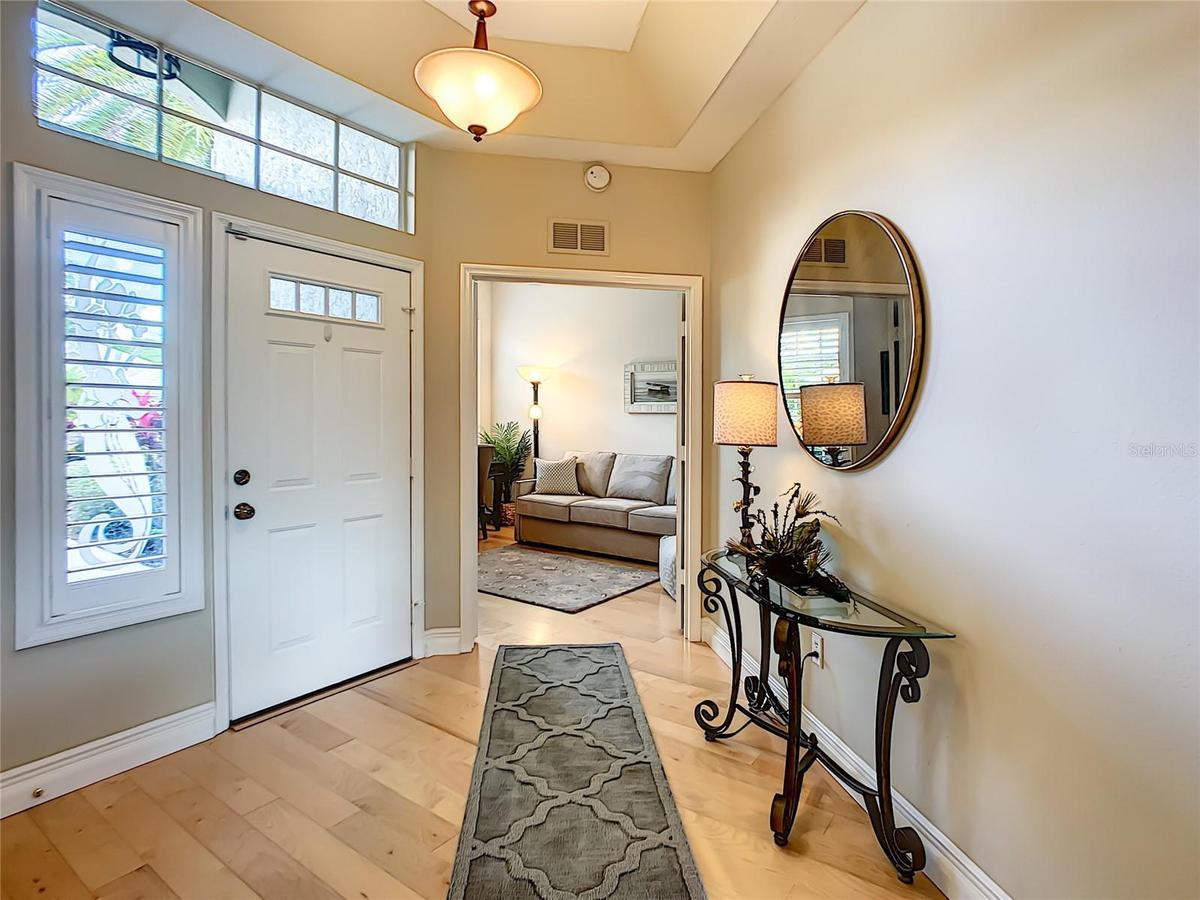 Spacious foyer