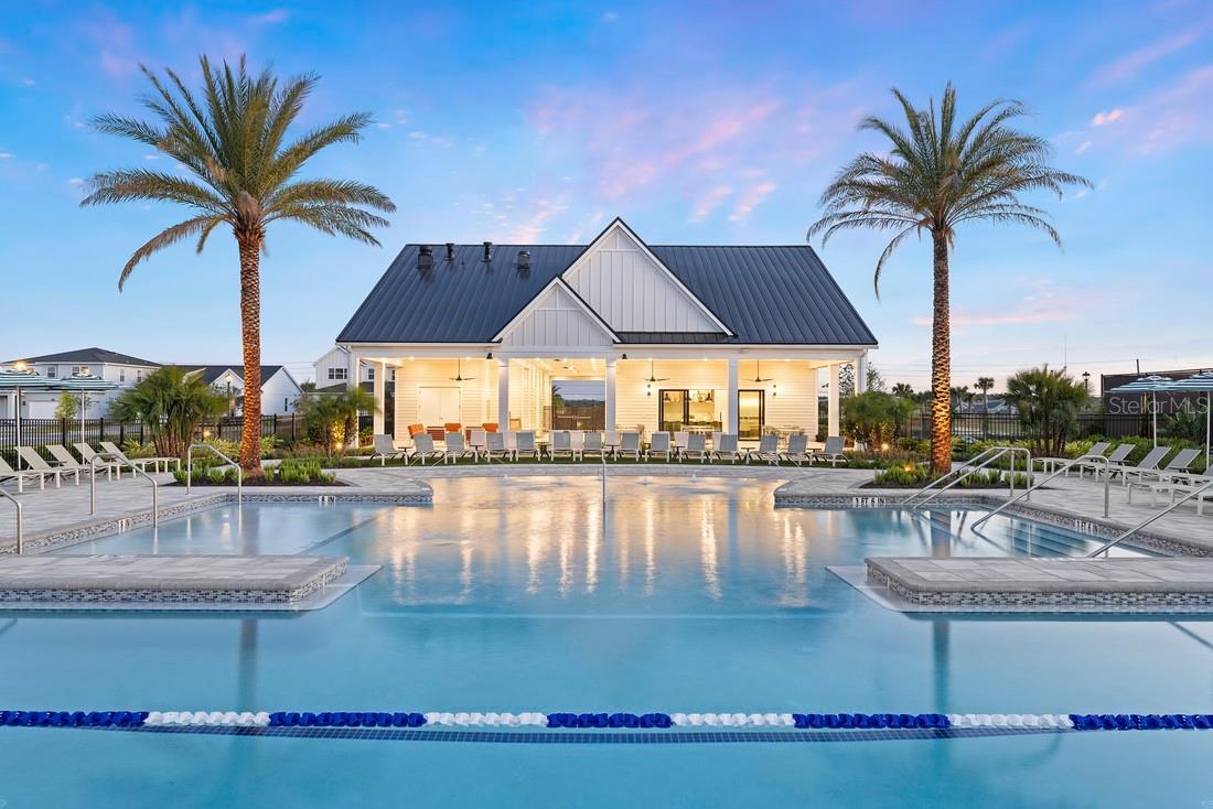Resort style pool