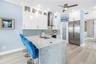 Kitchen with Cambria Waterfall Countertop
