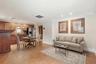 Downstairs In-law suite with private entrance- Kitchen/Living area - STAGED