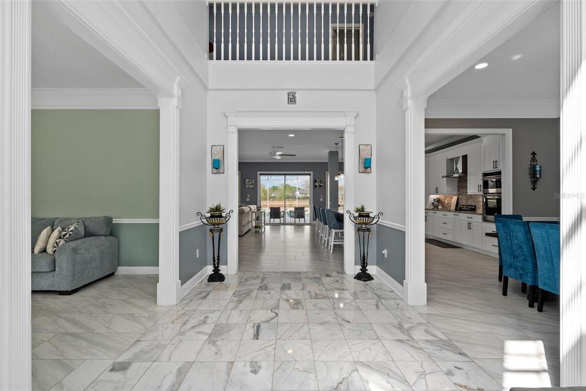 Grand Foyer as walk over the threshold