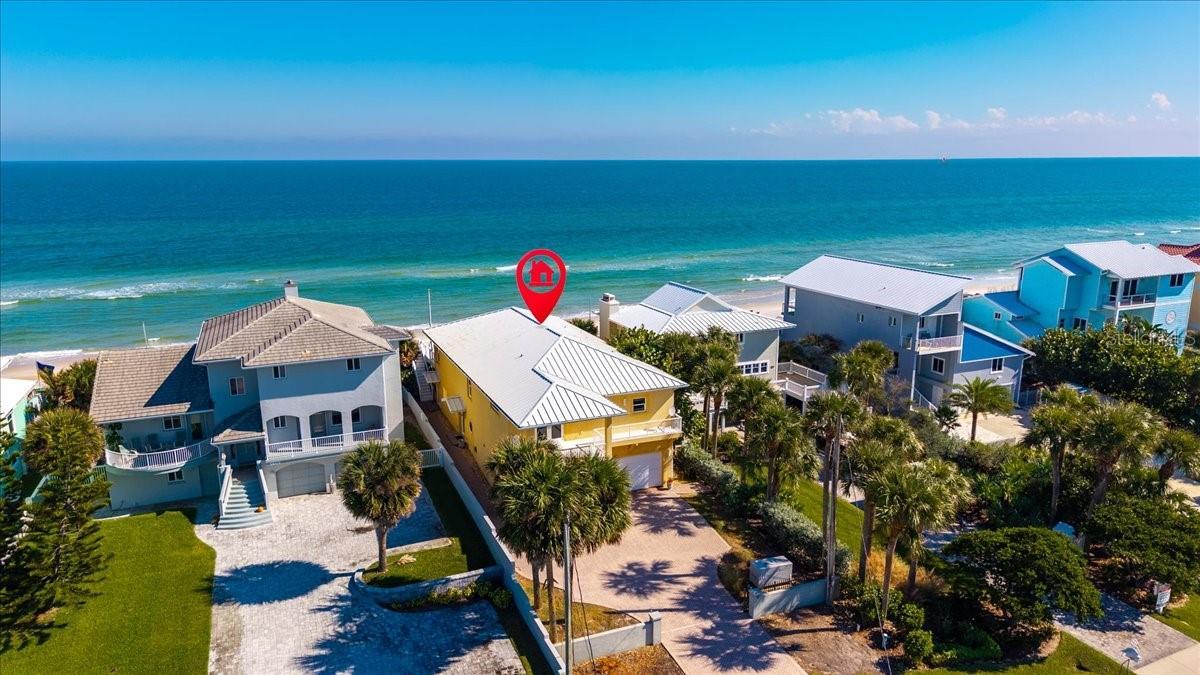 Aerial view of home