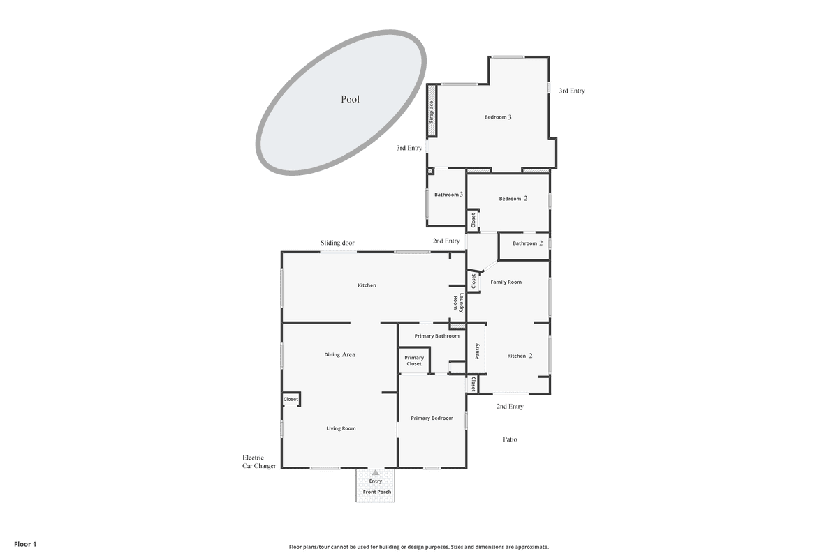 3 Private Suites Floor Plan