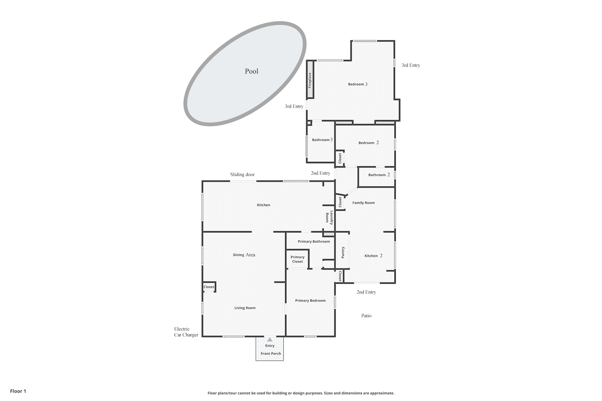 3 Private Suites Floor Plan