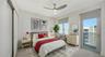Virtually staged 2nd bedroom, light and bright