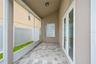 Covered and screened porch