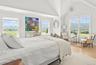The Large Primary Bedroom Suite Enjoys Abundant Light, Vaulted Ceiling and Spectacular Views