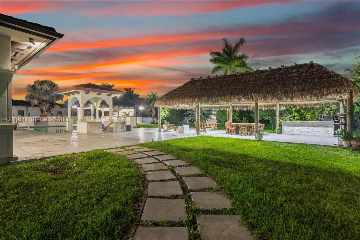 Walk way to Pool Area