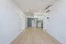 Corridor featuring a wall mounted AC, wood tiled floors, and recessed lighting