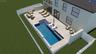 Custom Pool with Swim Platform
