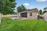 Completely fenced in with vinyl fencing