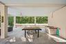 Ping pong table/covered pool area