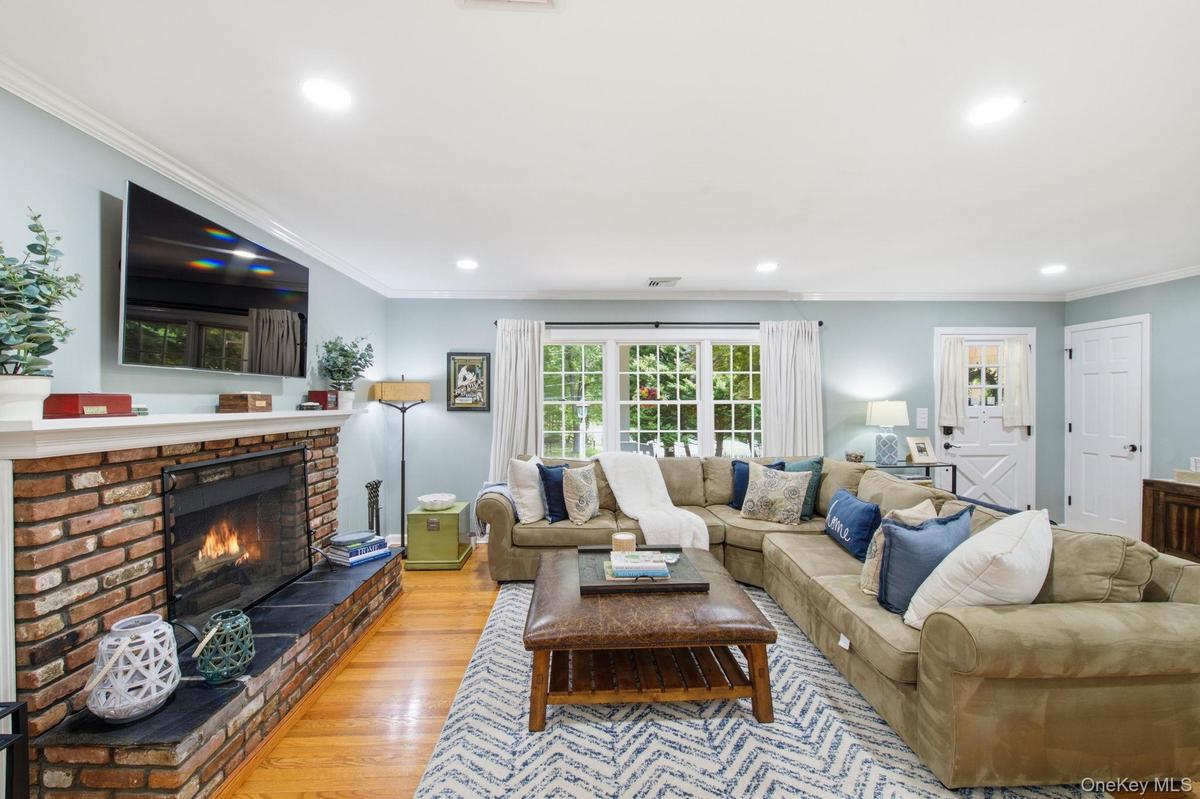 Warm and polished Living Area