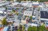Aerial view of industrial structures