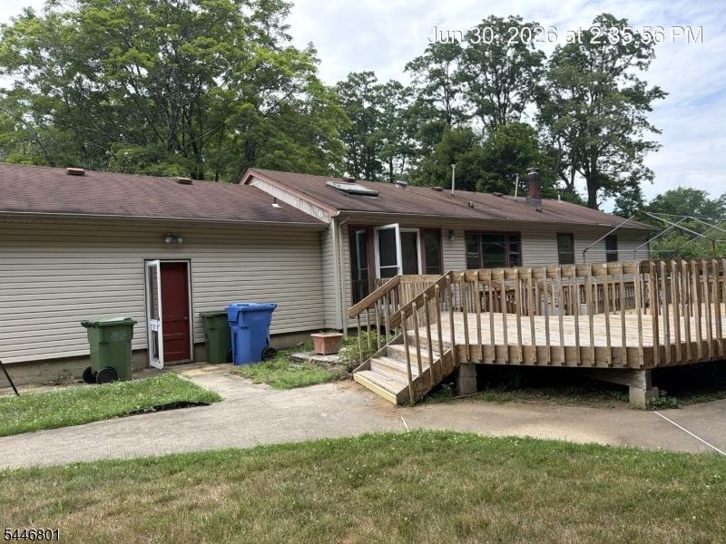 Rear of House w/Deck