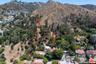 Aerial view looking north with