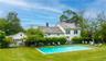 With an in-ground pool.