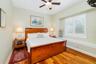 Bedroom #2 bamboo flooring, plantation shutters