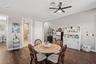 Upstairs dining area