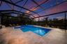 Newer travertine decking