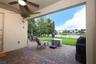 Patio and backyard