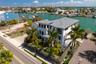 Drone photo on the home of the exterior front