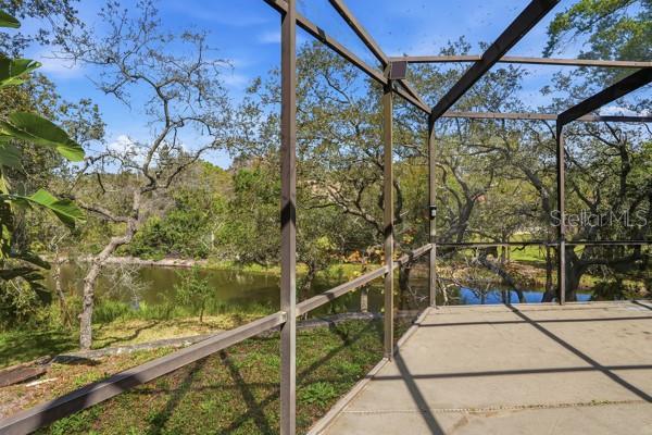Enjoy the privacy and nature from your back yard .