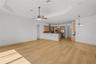 The open connection to the kitchen makes this space ideal for entertaining and spending time together.