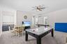 Kitchenette can accommodate additional appliances.