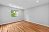 Unfurnished room with baseboards, visible vents, recessed lighting, and light wood-type flooring